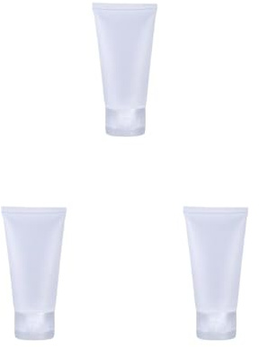 3 Set 30 Stück weiche und elastische Reiseflasche, transparent und schlagfest, geeignet für Gesichtscreme und Augencreme, weiche Tube, PP, glänzend, 20 ml