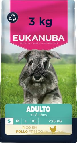 Eukanuba Fresh Chicken - Complete Dry Dog Food - For Adult Small Breed Dogs 3KG