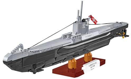 German Submarine Type VIIB (U-Boat U-52), Grau, Dunkelblau