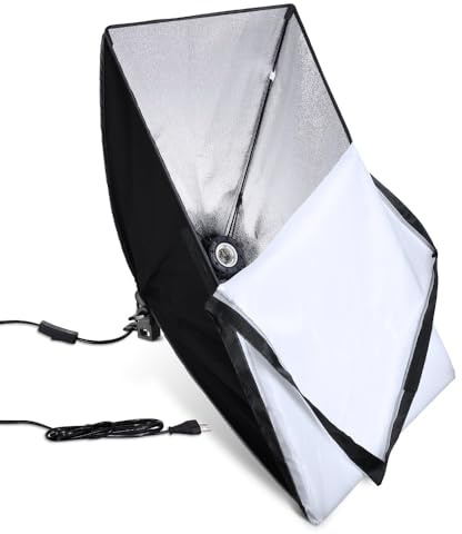 Kit di illuminazione Softbox for fotografia 50x70CM Scatola morbida for di illuminazione continua professionale for attrezzatura for studio fotografico(Only Softbox)