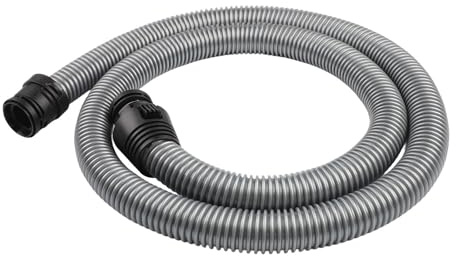 Lagomloot Swivel Pipe Hose, 2m with Ergonomic Curved Handle for Miele C1, C2 & S Series Vacuums (38mm Diameter, Plastic)