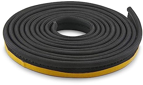 Kamindichtung 3m, ø 18x6mm Lippendichtung Dichtband selbstklebend. Passend für verschiedene Spartherm Kaminofen Modelle