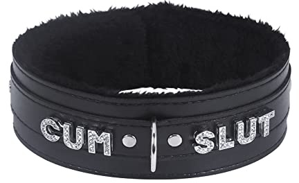 paloli Pink Choker Necklace for Women Leather Collar Fluffy Punk Leash Neck Choker Gothic Cosplay Sexy Jewelries