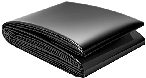 VIVOSUN 7 x 10 Feet Pond Liner, 14.5 Mil Durable LLDPE Pond Liners for Koi Ponds, Aquaculture and Water Gardens, Black