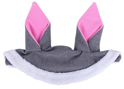 netproshop Fleece Hasenohren als Pferdemütze verstärkt mit Neopren Gr. Shetty Pony Full, Auswahl:Shetty