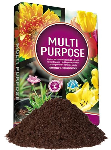 10 Litre Multi-Purpose Compost Soil Bag Nutrient Rich Special Mix For Plant Beds, Growing, Potting, Indoor Seed Plants & Outdoor Hanging Baskets