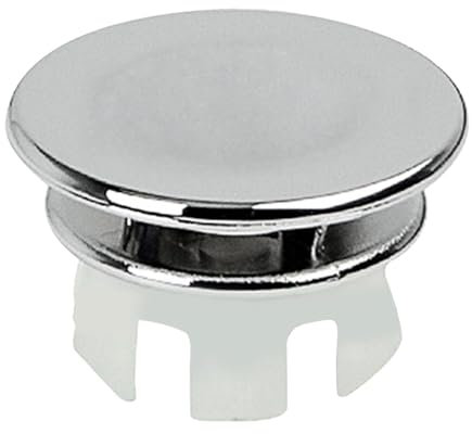Überlauf-Zierring für Badezimmerwaschbecken, Überlauf-Ablaufabdeckung für Badezimmer,Überlauf-Zierring für Waschbecken - 22–24 mm doppellagige, robuste Waschbeckenloch-runde Überlaufabdeckung für Bade