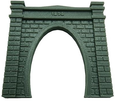 Railway Portal 1896 Detail Tunnel Single Track N Gauge Model Train Entrance