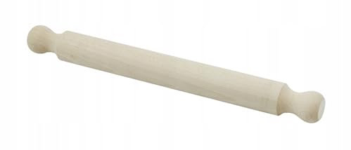 PEEWIT Mattarello da cucina in legno per pizza e torte 40 cm per cucina