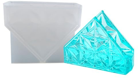 Molde de silicona para la caja de almacenamiento de tejidos: de resina de almacenamiento de joyas para fundición epoxi, soporte de servilletas de silicona | Molde decorativo de caja de barat