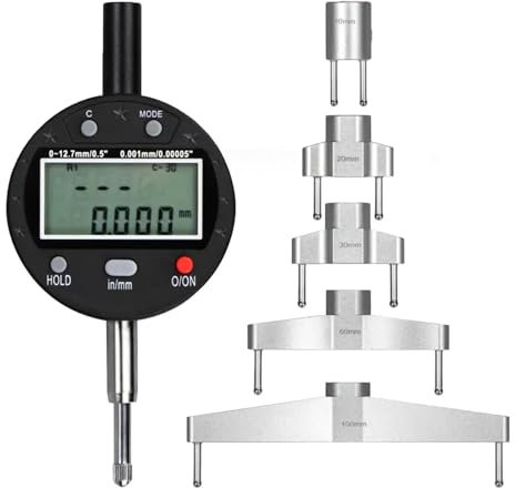 Digital Radius Gauge for Precise Inside and Outside Measurements, Ideal for Mechanical Parts and Wooden Molds