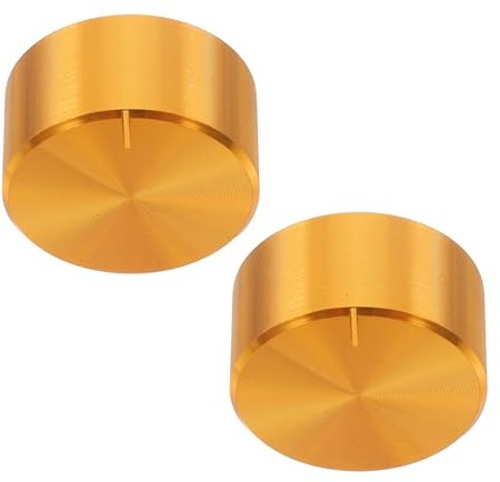 HORIALENCE 2pcs Rotary Potentiometer Knob for Dj Lighting Control Replacement Parts Easy to Install Dimmer Switch Knob