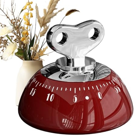 Huayeex Temporizador De Cocina Manual,Reloj De Cocina Magnético De 60 Minutos - Accesorios para El Hogar para Asado Parrilla Mayores Niños Ejercicios En Casa Chef Oficinas Aula Y Estudio