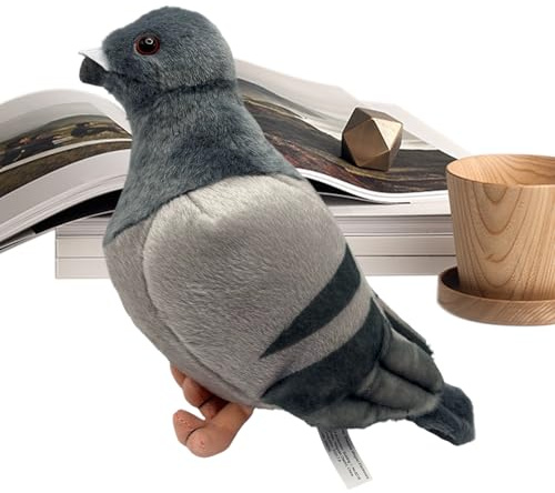 Genérico Peluche Pájaro - Almohada Abrigadita Decoración Habitación,Juguete de Pájaro para | para Compañía Consuelo Regalos Navidad Cumpleaños Dormitorio Coche Sofá Niños Niñas