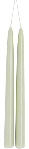 IHR Tapered Candle 24cm Solid Coloured - (Sage)
