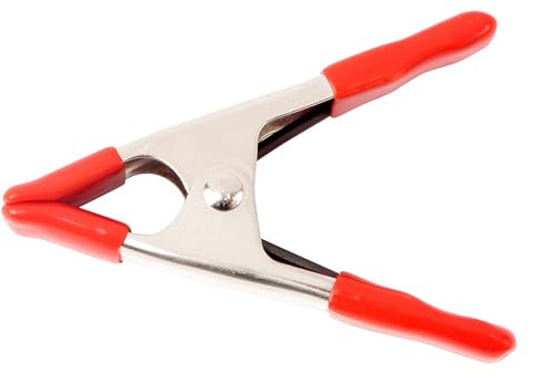 WORKPRO W032006 Steel Spring Clamp, Heavy-Duty, 1 in., Non-Marking PVC Coated Tips and Handles (Single Pack) | Heavy-Duty, Non-Marking PVC Coated Tips, Non-Marking PVC Coated Handles