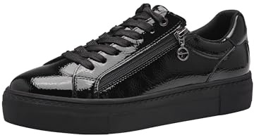 Tamaris Damen Schnürer Vegan schwarz 42