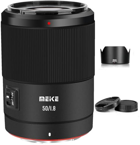 Meike 50mm F1.8 Z-Mount STM Full Frame Auto Focus Prime Obiettivo Ritratto per Fotocamere Nikon Z Mount Z5 Z6 Z7 Z9 Z6II Z7II Z50 Z30 ZFC con Filtro Obiettivo + Borsa Obiettivo