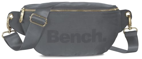 Bench City Girls Damen und Herren Bauchtasche Gürteltasche Hüfttasche Handytasche, graublau, 25 x 14 x 8,5 cm