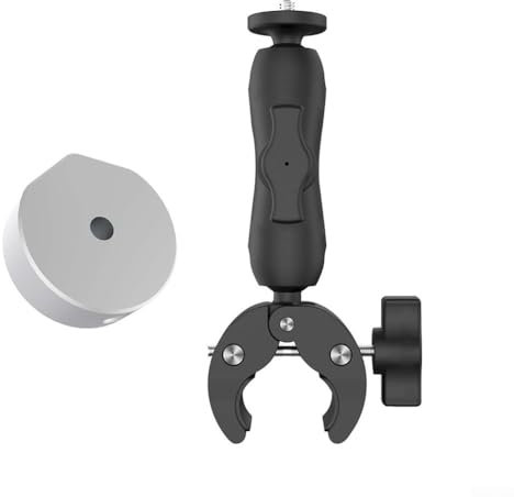 Montage-Set für Starlink Mini, verstellbare runde Rohrschelle mit Adapter aus Aluminiumlegierung, für die Verwendung mit dem Rohradapter, Klemmhalterung für Wohnmobilleitern, Dächer und Stangen