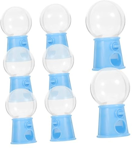 Cabilock 5 Juegos Mini Máquina Gacha Maquina Chicles Bola Maquina De Chicles De Bola Bomboneras Maquina Expendedora Candy Box Dispensador De Dulces Niños Torciendo Dulces Pd Blue 12 Uds * 5