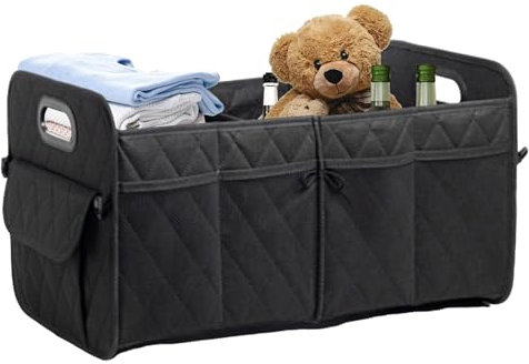 Organizador de maletero de 50 l – Caja de almacenamiento plegable para maletero portátil | Organizador multiusos para coche, ahorro de espacio para , sedán, minivans, perfecto para la organización