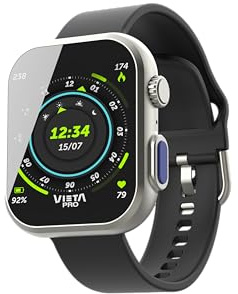 Vieta Pro Smartwatch för män kvinnor, 1,89 tum AMOLED-skärm Smartwatch med Bluetooth-samtal sportlägen, sömnskärm, vattentät IP67 smart klocka för iOS och Android | Extrem 3