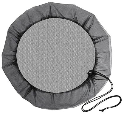 Coperchio a rete per barile a pioggia, 80cm 60m Rete di copertura in rete for barile di pioggia Secchio di raccolta dell'acqua Goccia di pioggia Anti-caduta Foglie Filtro Rete Strumento di protezione