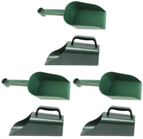 jojofuny 6pcs Bonsai Soil Scoop Garden Plastic Hand for Plants Multi-functional Flower Scoop