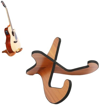 ZHYUAN GitarrenStänder,UkuleleStänder,Holz Anti-Rutsch MusikinstrumentStänder,HolzUkuleleStänder,Gitarrenständer Holz,Anti-Rutsch MusikinstrumentStänder,Abnehmbarer Musikinstrument-Ständer