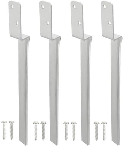 Bnnlqpsttg Manicotto di a Terra di Impatto di Mappa di Legno - Ancoraggio di a Terra di in Acciaio - Ancoraggio di Rinforzo Colonna in Legno