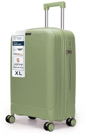 4FLY Leichter Hartschalen-Reisekoffer XL - Groß 75 cm (90L) – Großer Trolley Koffer mit TSA-Schloss, 4 Spinner-Doppelrollen & Aluminium-Teleskopgriff, Aufgabegepäck Reisegepäck
