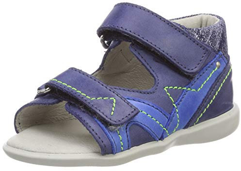 Däumling Unisex Baby Bodil Sandalen, Blau (Seta Jeans 42), 21 EU