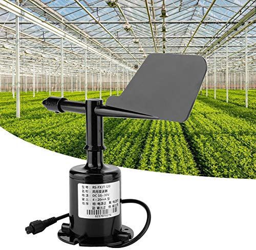 AUNMAS 4-20mA 8 Windgeschwindigkeitssensor Indikationsmontage Anemometer Windsensor Richtungen Polycarbonat Windratensensor Ausgang Messwerkzeug Versorgung für Laborgarten
