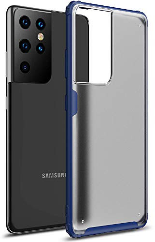 TECHGEAR Coque Galaxy S21 Ultra [Étui Fusion FX] Mince et léger, résistant, Antichoc, Protecteur, Angles en Gel fondu et Dos Rigide Étui Lisse Conçu pour Samsung Galaxy S21 Ultra / 5G (Bleu)