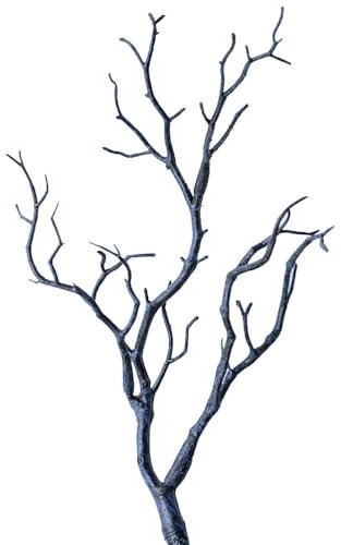 BESPORTBLE Lot de 3 Branches d'arbre séchées artificielles pour Vase, Bricolage, fête, Mariage, décoration d'intérieur - Bleu