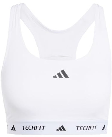 adidas Women's Techfit Bra, White, XS