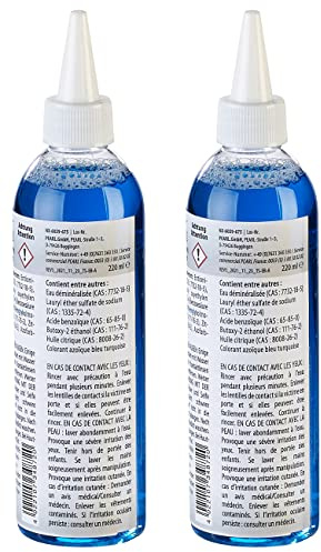AtomiClean Fußbodenreiniger: 2er-Set Boden-Reinigungslösung für Saug- und Wischroboter, 2x 220 ml (Oberflächenreiniger, Fliesenbodenreiniger, Clean)