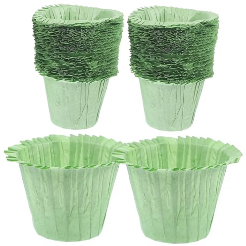 Cabilock Pirottini Per Cupcake Quadrati in Carta Da 50 Pezzi Pirottini Per Dolci Freschi Per Occasioni Speciali