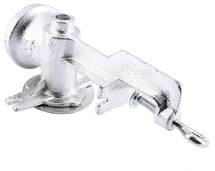 High Capacity Grain Mill Cast Iron Grain Grinder Manual Coffee Grinder Heavy Duty Food Mill with Shild and Clamp for Nuts Flour Corn and Wheat Kitchen Equipment