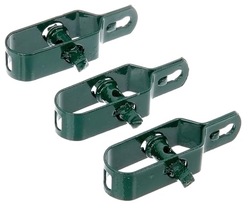 Alberts 854409 Drahtspanner | verzinkt, grün kunststoffbeschichtet | Größe 2 | Länge 100 mm | 30er Set