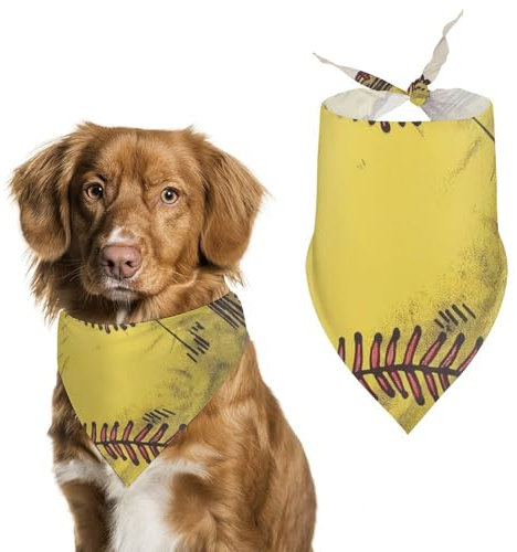 Hund Bandanas Softball Hundeschal Latztuch Für Haustiere Large: 70 * 30 cm