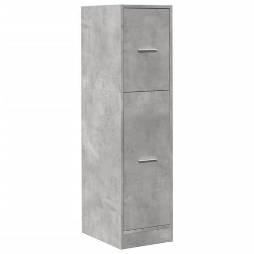 vidaXL Apoteksskåp betonggrå 30x41x118 cm konstruerat trä, apotekskrin, apoteksmöbel, apotekarskåp, apotekarlåda, apotekarskåp, apotekarlåda