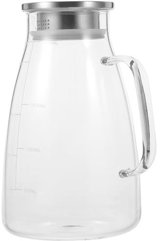 PRETYZOOM Brocca in Per Acqua Calda E Fredda Capacità 2000 Ml Caraffa Per Il Tè Decanter Per L'acqua Bollitore Da Campeggio A Prova Di Perdite Facile Da Pulire