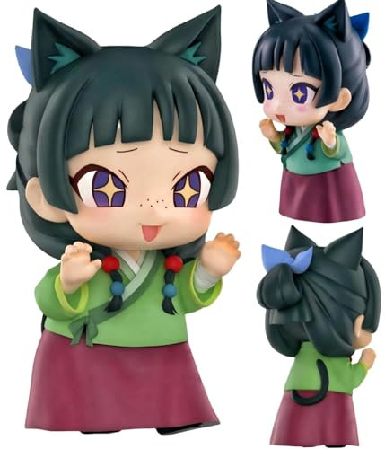 Keyhvao 10CM Maomao Figure Cute Home Model Statue The Apothecary Diaries Anime Figures Decoration PVC Material Gifts for Friend and Fans