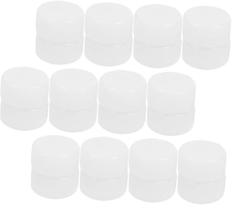 Kisangel Boîte à Sonnerie en Plastique Blanc de 33 Millimètres pour Bébé, Accessoire Jouet pour Poussette, Lot de 50 Pièces pour Attirer l'Attention et Calmer les Pleurs