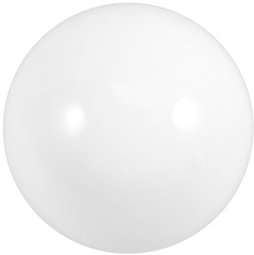 NUOBESTY Abat-jour en Acrylique Blanc pour Lampe Extérieure, Globe Rond Lumineux, Couvercle de Remplacement pour Lampadaire, pour Jardin et Chambre