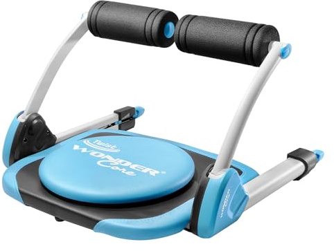 Wonder Core Smart Waist Twist Bauchmuskel-Roller Ab Roller Assist-Funktion Sit-up-Bank Bauchmuskel-Trainingsgerät Diätgerät Fitnessgerät Trainingsgerät | Stufenloser Widerstand & Assist-Funktion für Sit-ups. Ideal für Taillientraining, Fettverbrennung & Heimfitness für alle