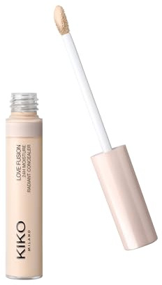 KIKO Milano Love Fusion 24H Moisture Radiant Concealer 1, Long-Lasting Hydrating Concealer Up To 24 Hours, Luminous Finish