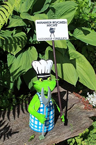 Gwenys Haus Sgabello da recinzione rana uomini barbecue